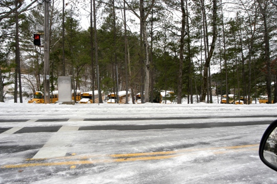 Atlanta and DeKalb County Still Shut Down Because of Icy Streets c