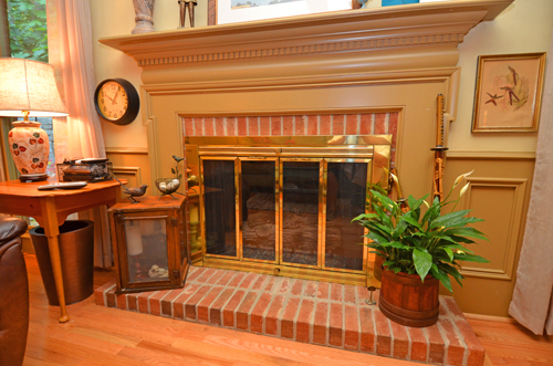 24 Family Room fireplace