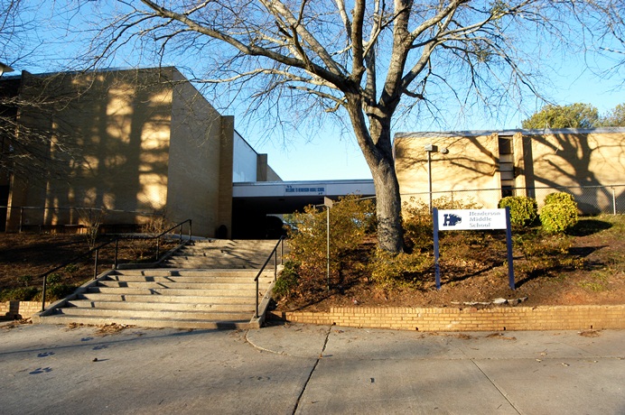 HendersonMiddleSchoolEntrance DeKalb County Board of Education Meeting on TV and Streaming Live on Website