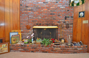 21 Family Room fireplace