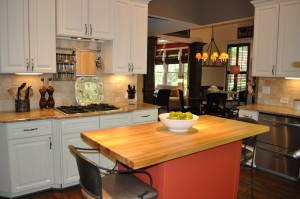 Clean kitchen counters
